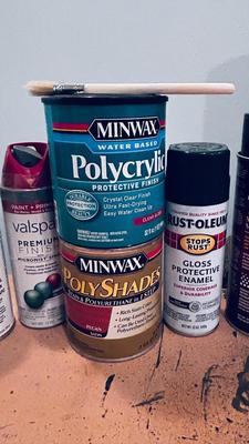 SPRAY PAINTS, POLYURETHANE, AND MORE!