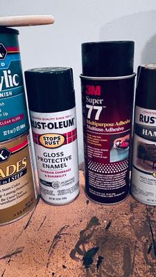 SPRAY PAINTS, POLYURETHANE, AND MORE!