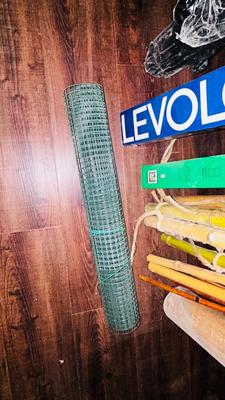 BAMBOO STICKS, NEW LEVELOR BLIND, TWO KINDS OF VINYL FLOORING AND A UPHOLSTERY VINYL PLUS MORE!