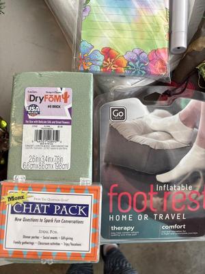 Flannel back table pad, foot rest, game, Christmas