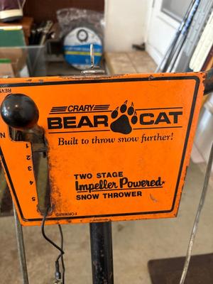 Crary Bearcat snow thrower