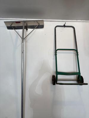 Roof rake & garden cart