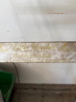 Garden tiller, and electric edger