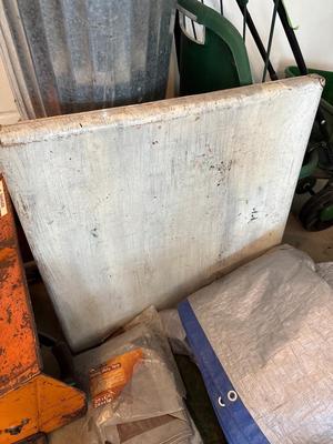 Folding table plus tarps