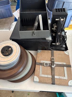 Kodascope projector & reels