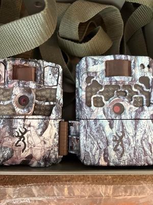 Browning trail cams, chair & Stihl backpack strap