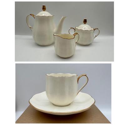 Mikasa Ivory Bone China Demitasse Set