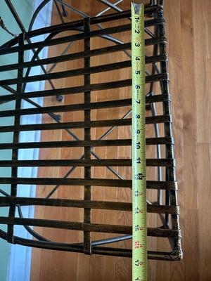 Set of 3 Bronze-Tone Metal Counter-Height Stools