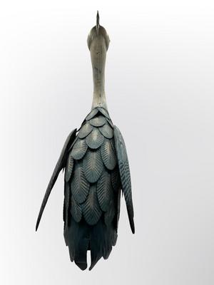 Decorative Metal Pelican Sculpture