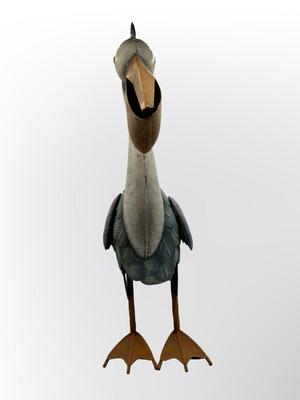 Decorative Metal Pelican Sculpture