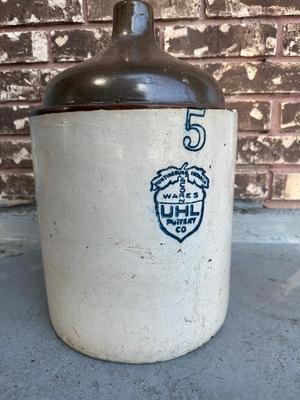 5 gallon Acorn Wares UHL Pottery Jug