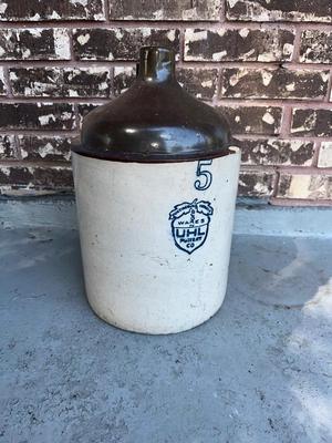 5 gallon Acorn Wares UHL Pottery Jug