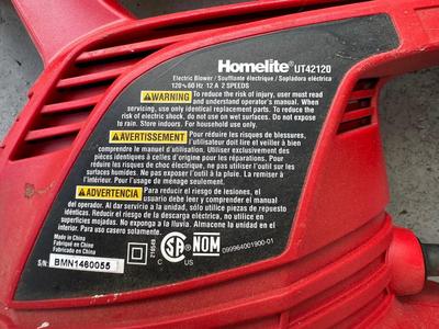 Homelite 2-Speed Electric BlowerVac