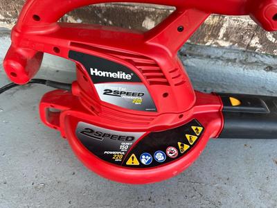 Homelite 2-Speed Electric BlowerVac