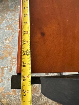 Metal Baker’s Rack with Wood Shelf