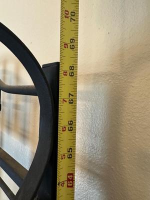 Metal Baker’s Rack with Wood Shelf