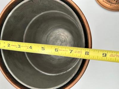 Vintage Nader Factory (Tehran, Iran) Copper Ice Bucket with Lid & Liner