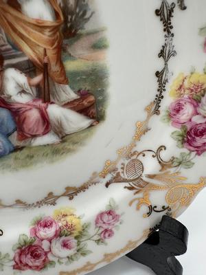 Set of 4 Vintage Higgins & Seiter Austria Plates