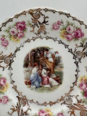 Set of 4 Vintage Higgins & Seiter Austria Plates
