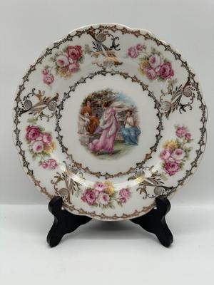 Set of 4 Vintage Higgins & Seiter Austria Plates