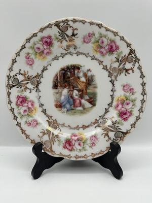 Set of 4 Vintage Higgins & Seiter Austria Plates