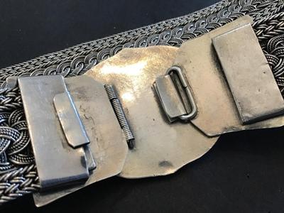 Tests Silver No Markes Thai/ Burmese Silver Belt Adjustable