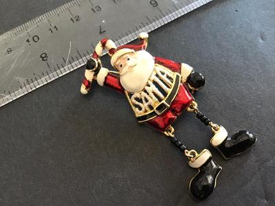 Santa Brooch