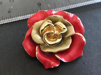 Vintage Rose Brooch