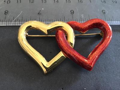 Fashion Heart Brooch