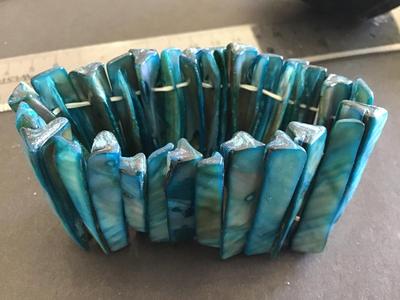 Blue Shell Bracelet