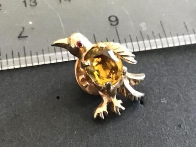 Vintage Pin Glass Belly