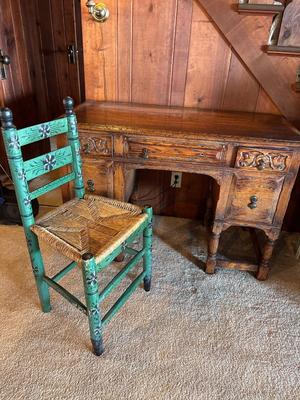 Sale Photo Thumbnail #749: Awesome pieces! Desk 46x23x31.