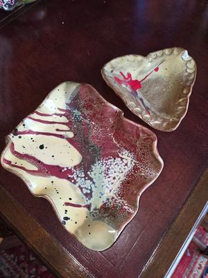 Pair of vintage pottery