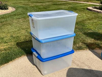 Sterilite 65 qt totes 3