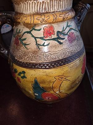 Chalkware Pottery pitcher