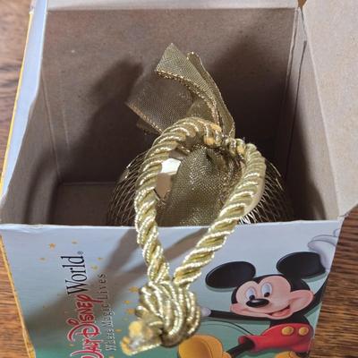 LOT 54D: The Art of Disney Book, Donald Duck Mug, Miniature Mickey Mouse Figure, Disney World Trinket Tray, Mickey Conductor Music Box,...