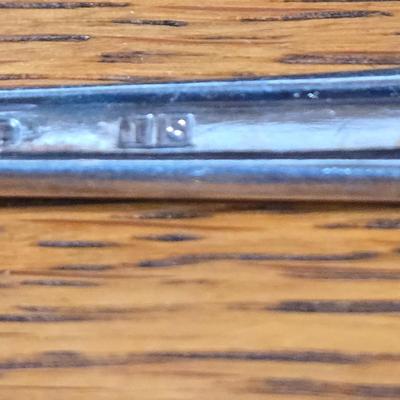 LOT 55D: Assorted Stainless Flat Ware and Various Silver Plated Presidential Spoons