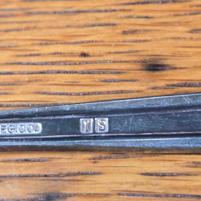 LOT 55D: Assorted Stainless Flat Ware and Various Silver Plated Presidential Spoons