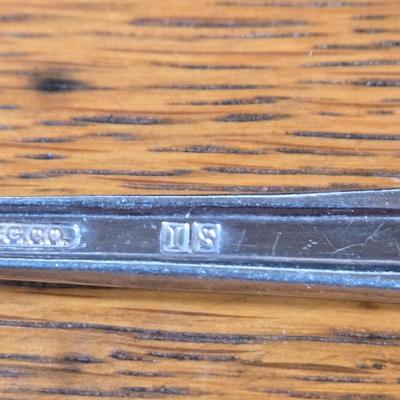 LOT 55D: Assorted Stainless Flat Ware and Various Silver Plated Presidential Spoons