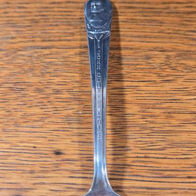 LOT 55D: Assorted Stainless Flat Ware and Various Silver Plated Presidential Spoons