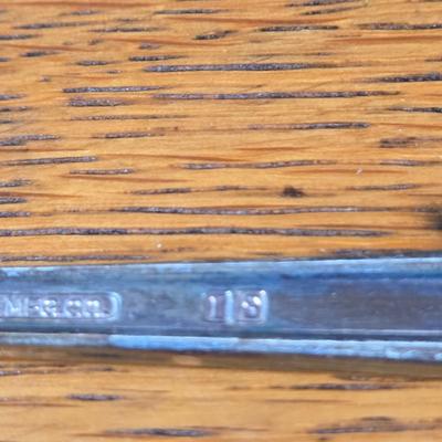 LOT 55D: Assorted Stainless Flat Ware and Various Silver Plated Presidential Spoons