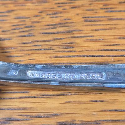 LOT 55D: Assorted Stainless Flat Ware and Various Silver Plated Presidential Spoons