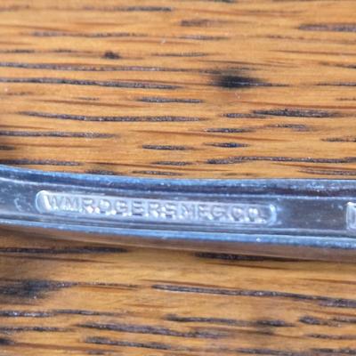 LOT 55D: Assorted Stainless Flat Ware and Various Silver Plated Presidential Spoons