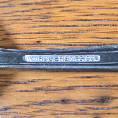 LOT 55D: Assorted Stainless Flat Ware and Various Silver Plated Presidential Spoons