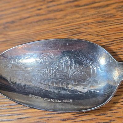 LOT 55D: Assorted Stainless Flat Ware and Various Silver Plated Presidential Spoons