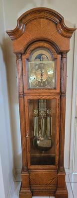 LOT 57: Howard Miller Grandfather Clock