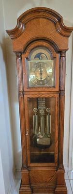 LOT 57: Howard Miller Grandfather Clock