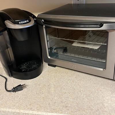 LOT 60D: Keurig Coffee Maker and Oster Countertop Oven
