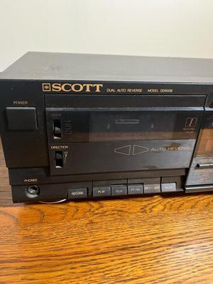 LOT 76D: Scott Dual Cassette Tape Deck - DD900B