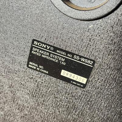 LOT 85C: Sony 5-Disc DVD Home Theater System with Speakers - HCD-HDX275